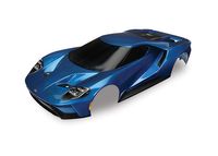 Body, Ford GT, blue (painted, decals applied) (tail lights, exhaust tips, & mounting hardware (part #8314) sold separately)