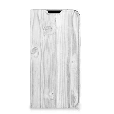 Apple iPhone 14 Plus Book | Wallet Case | White Wood