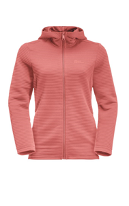 Jack wolfskin Modesto Hooded Dames Fleece Faded Rose M