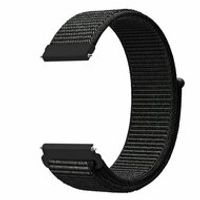 Sport Loop nylon bandje - Zwart gemêleerd - Samsung Galaxy Watch 6 - 40mm & 44mm - thumbnail