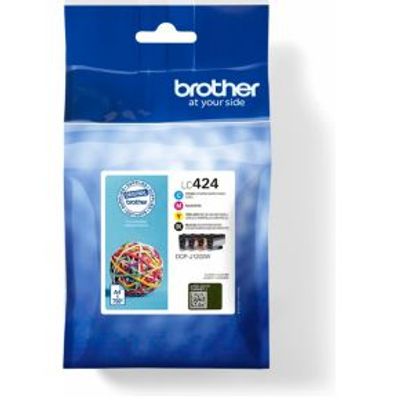 Brother LC-424VAL inktcartridge 4 stuk(s) Origineel Zwart, Cyaan, Magenta, Geel