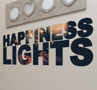 Muursticker Happiness Lights