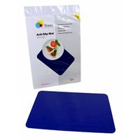 Anti-slip matten rechthoekig blauw 35,5 x 25,5 cm Anti-slip matten rechthoekig blauw 35,5 x 25,5 cm