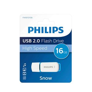 Philips FM16FD70B USB flash drive 16 GB USB Type-A 2.0 Blauw, Wit