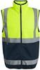 Ragetta RG257 Pro Hi-Vis Full Zip Gilet - Yellow/Navy - M Ragetta RG257 Pro Hi-Vis Full Zip Gilet - Yellow/Navy - M