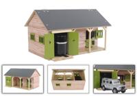 Kids Globe globe paardenstal met 2 boxen en berging 1:32