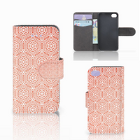 Apple iPhone 4 | 4S Telefoon Hoesje Pattern Orange - thumbnail