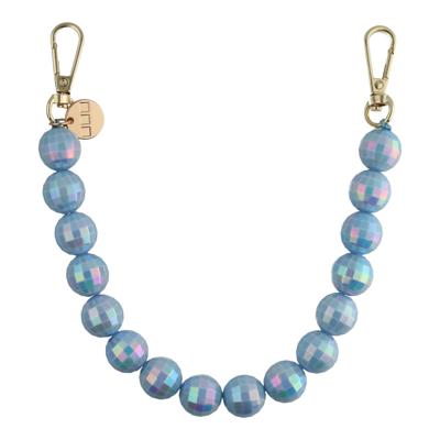 Telefoonkoord Disco - Blauw - Goud