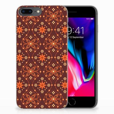 Apple iPhone 7 Plus | 8 Plus | TPU bumper | Batik Brown