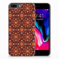 Apple iPhone 7 Plus | 8 Plus | TPU bumper | Batik Brown
