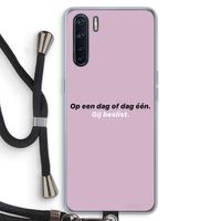 gij beslist: Oppo A91 Transparant Hoesje met koord
