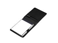 Schrijfmap vd spek a7 buffelleer + pen zwart