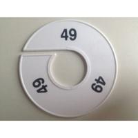 Maatring 11 cm wit/zwart 49