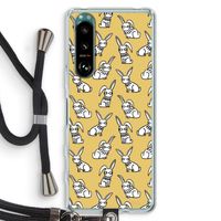 Haas: Sony Xperia 5 III Transparant Hoesje met koord