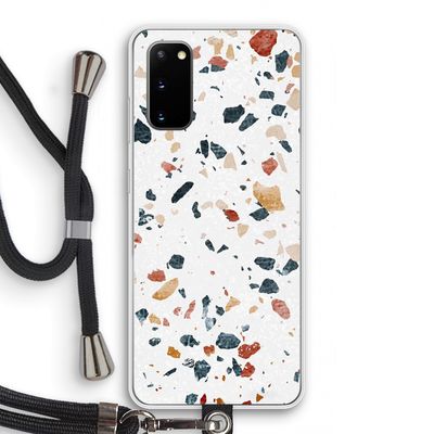 Terrazzo N°4: Samsung Galaxy S20 Transparant Hoesje met koord