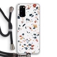 Terrazzo N°4: Samsung Galaxy S20 Transparant Hoesje met koord