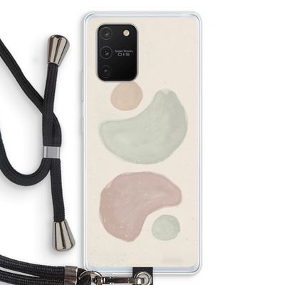 Geo #10: Samsung Galaxy S10 Lite Transparant Hoesje met koord
