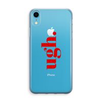 Ugh: iPhone XR Transparant Hoesje