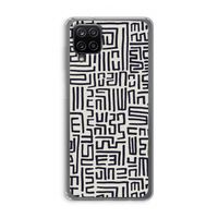Moroccan Print: Samsung Galaxy A12 Transparant Hoesje