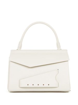 Maison Margiela sac à main Snatched en cuir - Blanc