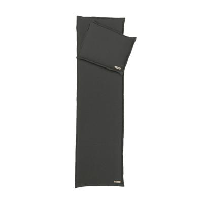 Saunasofa Calm Mat en Kussen Met Draagriem Antraciet Badesofa