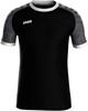 JAKO 4224 Shirt Iconic Km - Zwart/Antraciet - XXL