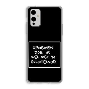 Schotelvod: OnePlus 9 Transparant Hoesje