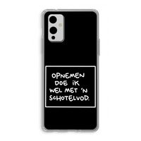 Schotelvod: OnePlus 9 Transparant Hoesje