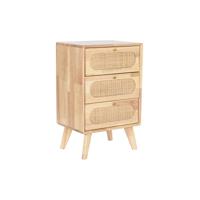 Ladenkast DKD Home Decor Natuurlijk Metaal Rubberwood 40 x 30 x 63 cm