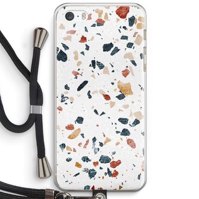 Terrazzo N°4: iPhone 5 / 5S / SE Transparant Hoesje met koord