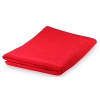Yoga/fitness handdoek extra absorberend 150 x 75 cm rood   -