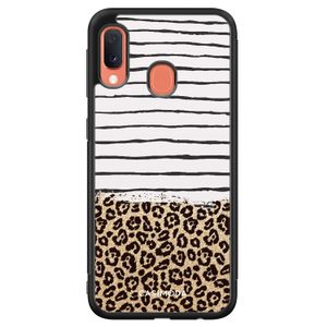 Samsung Galaxy A20e hoesje - Leopard lines