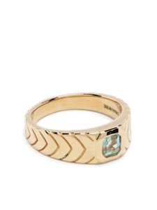 Jacquie Aiche bague en or 14ct sertie d'aigue-marine