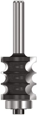 ENT Drievoudige kraalprofielfrees HM R3.2, Met lager, kolf 8mm - 7914850 - 7914850