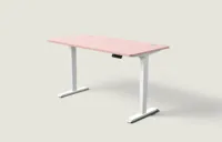 Desktronic HomePro bureau Wit / Zachtroze / 160x80 cm