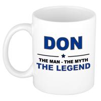 Don cadeau mok - man myth legend - naam koffiemok - 300 ml - collega - vaderdag