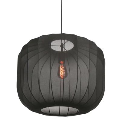 Anne Light & home Hanglamp Sable Ø 55 cm linnen zwart