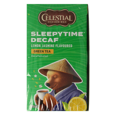 Sleepytime decaf green tea lemon jasmine 20 Zakjes Sleepytime decaf green tea lemon jasmine 20 Zakjes