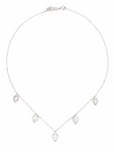 Djula collier ras-du-cou en or blanc 18ct orné de diamants - Argent