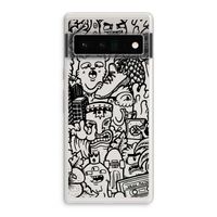 Vexx Black Mixtape: Google Pixel 6 Pro Transparant Hoesje