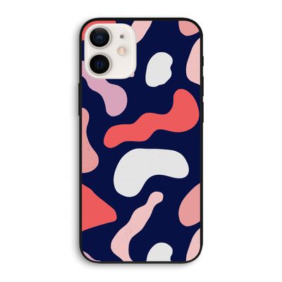 Memphis Shapes Pink: iPhone 12 Biologisch afbreekbaar hoesje