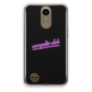 Vice Black: LG K10 (2017) Transparant Hoesje
