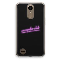 Vice Black: LG K10 (2017) Transparant Hoesje