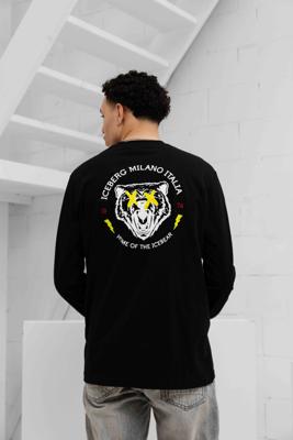 Iceberg 5D F04A Jersey T-Shirt Heren Zwart - Maat M - Kleur: Zwart | Soccerfanshop