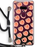 Just peachy: HTC U12+ Transparant Hoesje met koord