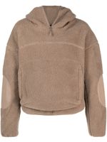 ENTIRE STUDIOS hoodie Fluffy Fleece V2 - Tons neutres