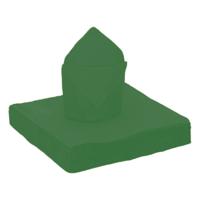 Feestservetten - 20 stuks - donkergroen - 40 x 40 cm - papier