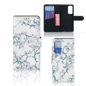 Huawei P40 Uniek Hoesje Blossom White