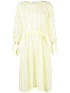 Henrik Vibskov Bulk jacquard midi dress - Jaune