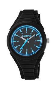Horlogeband Calypso K5724.8 Kunststof/Plastic Zwart